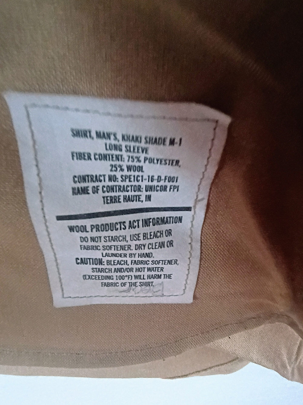 Men's Military-Style Khaki Shirt Jacket - Picture 2 of 9
